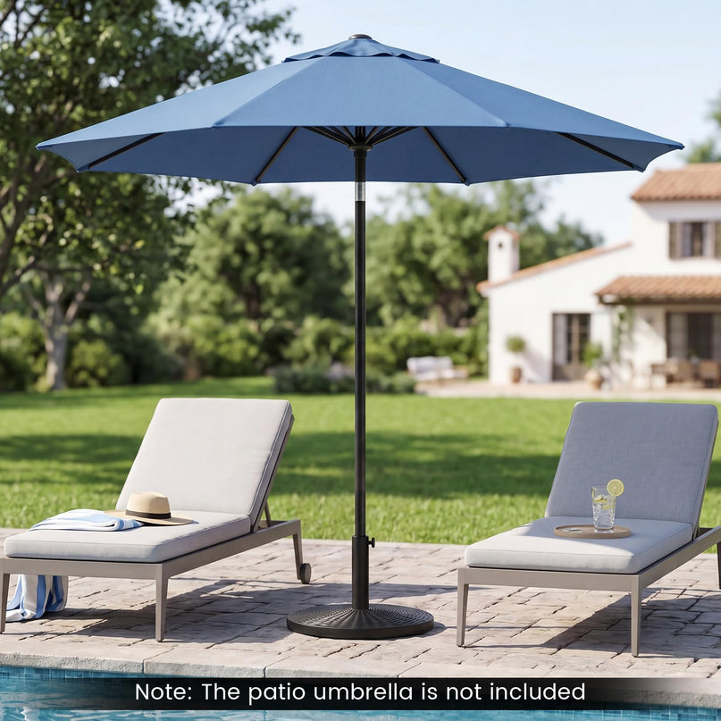 Giantex 21 lbs Patio Umbrella Base Stand Fits 1.5''-1.9'' Poles