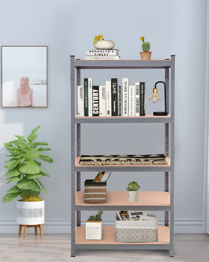 Storage Shelving Rack Utility Shelf 5-Tier | Heavy Duty 2750LBS Garage Shelves Shelving