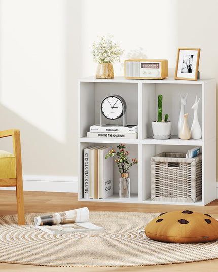 Giantex White Cubby Bookcase