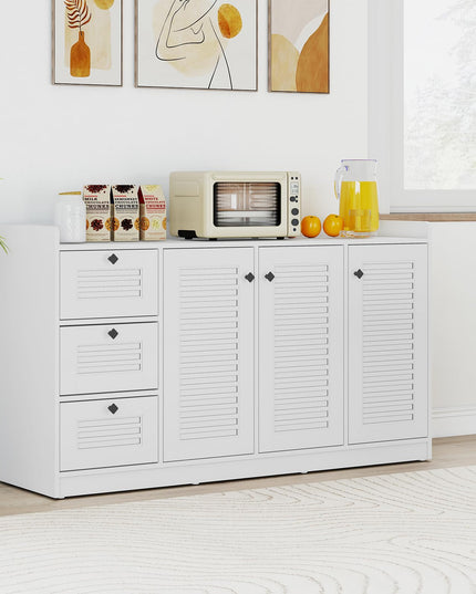 Giantex 63'' Buffet Cabinet with Storage for Living Room