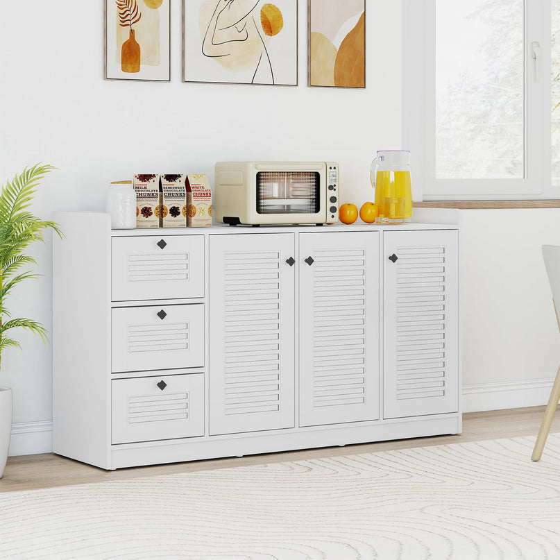 Giantex 63'' Buffet Cabinet with Storage for Living Room