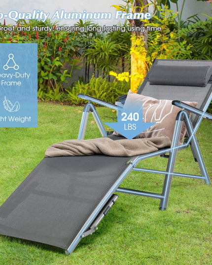 Giantex Outdoor Chaise Lounge Chair