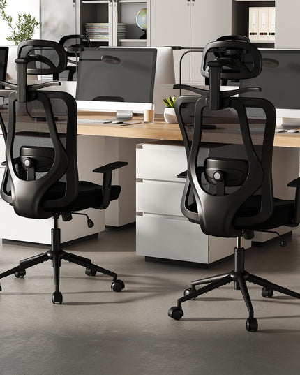 Giantex Ergonomic Desk Chair with 3D Headrest for Home Office