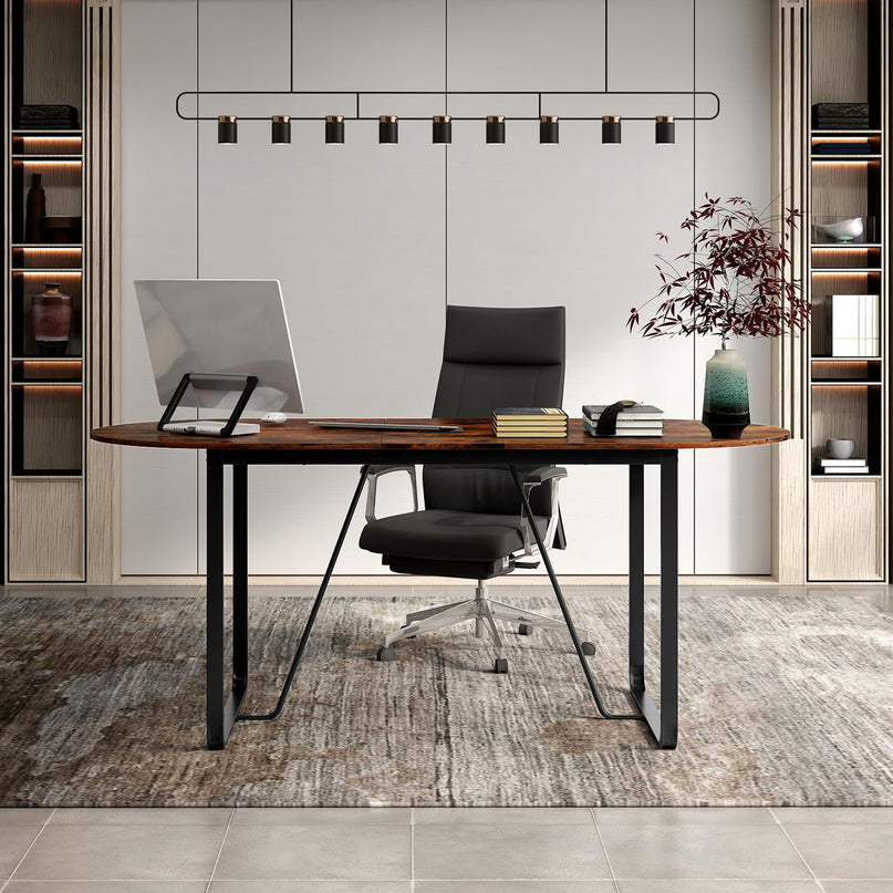 Giantex 71" Conference Table with Cable Management Grommet