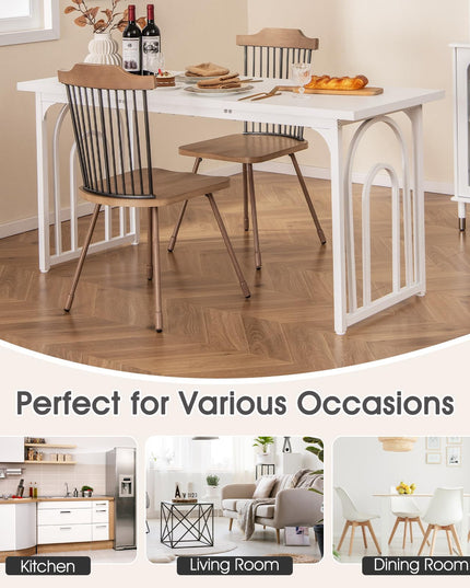 Giantex 63"x24" Dining Table for 6-8 People