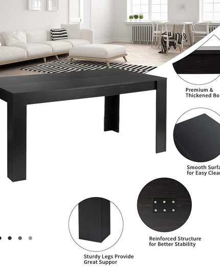 Giantex Ensemble de salle à manger 5/9 pièces pour 4/8 personnes Grande table de cuisine de 160 cm