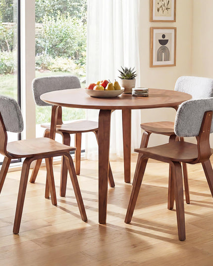 Giantex 37.5" Round Dining Table Set for Small Apartment
