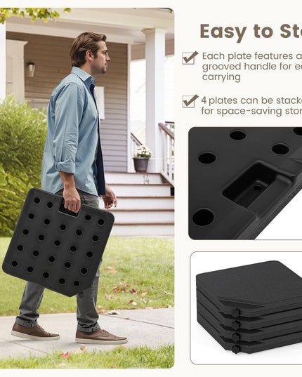 Giantex 225 lbs Fillable Patio Offset Umbrella Base