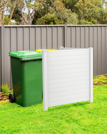 Trash Can Enclosure with 3 Stakes - GiantexTrash Can Enclosure with 3 Stakes - Giantex