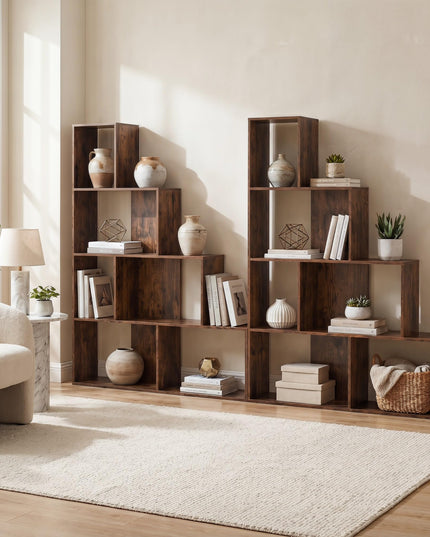 Giantex 6 Cube Geometric Bookshelf for Living Room