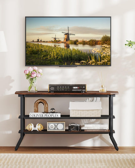Giantex TV Stand 3 Tier Industrial Entertainment Center