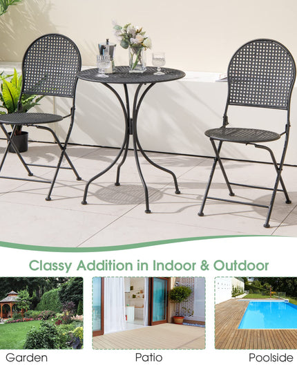 Giantex 3 Pieces Patio Bistro Set
