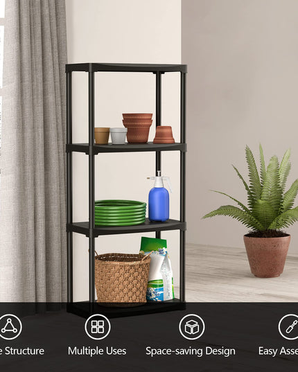 Giantex 24” x 12” x 52.5” Heavy Duty Freestanding Display Shelving Easy to Assemble