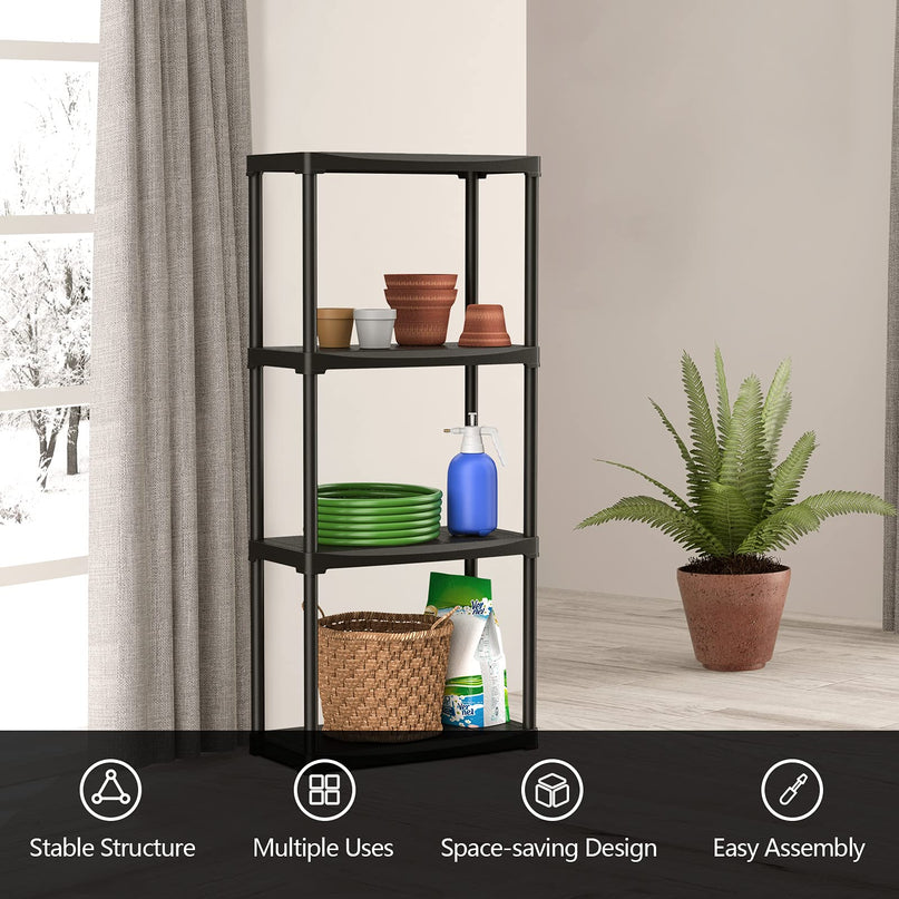 Giantex 24” x 12” x 52.5” Heavy Duty Freestanding Display Shelving Easy to Assemble