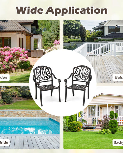 Giantex Patio Chairs Set of 2, Set of 4