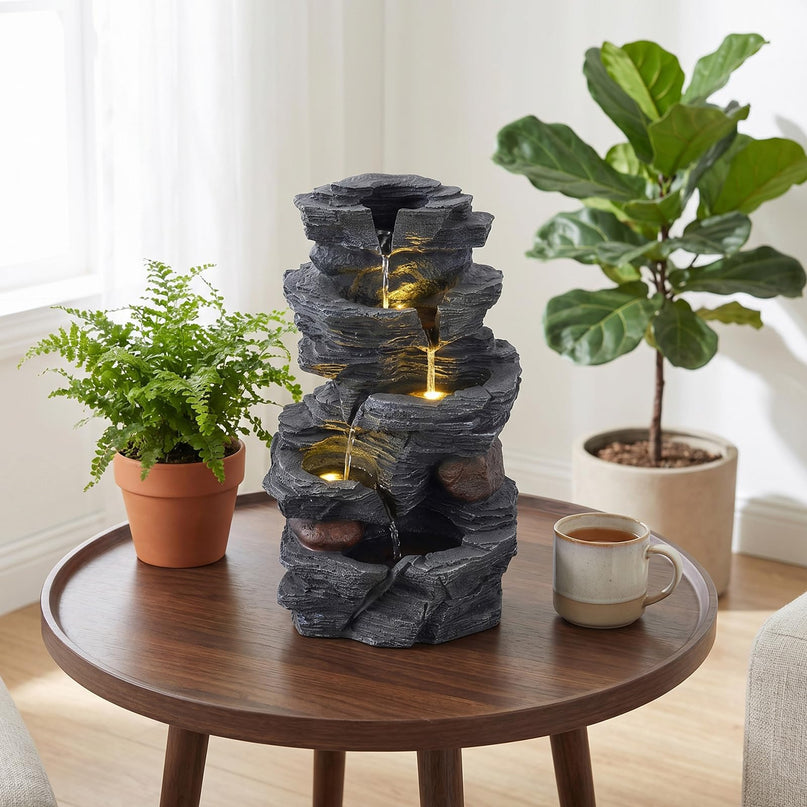 Giantex 5-Tier Water Fountain Outdoor