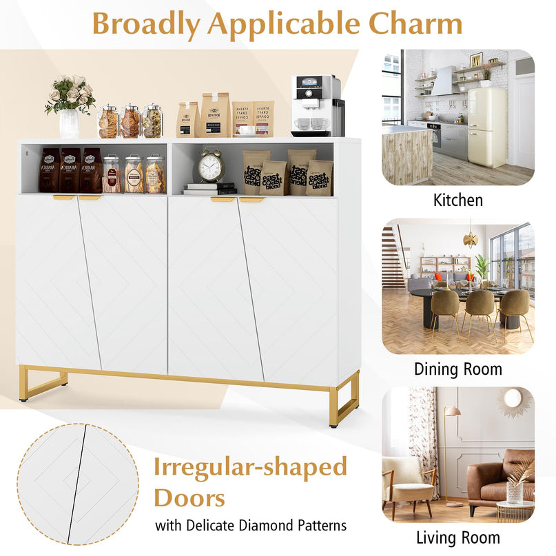 Giantex Buffet Cabinet with Storage for Living Room Entryway