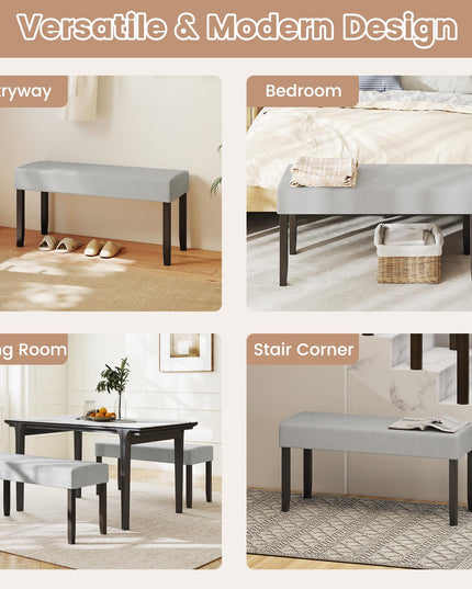 Giantex Upholstered Entryway Bench for Living Room