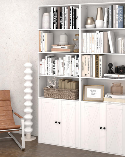 Giantex 71" Tall Bookcase with Doors