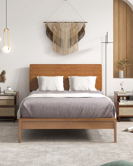Giantex Rattan Nightstand with Drawer