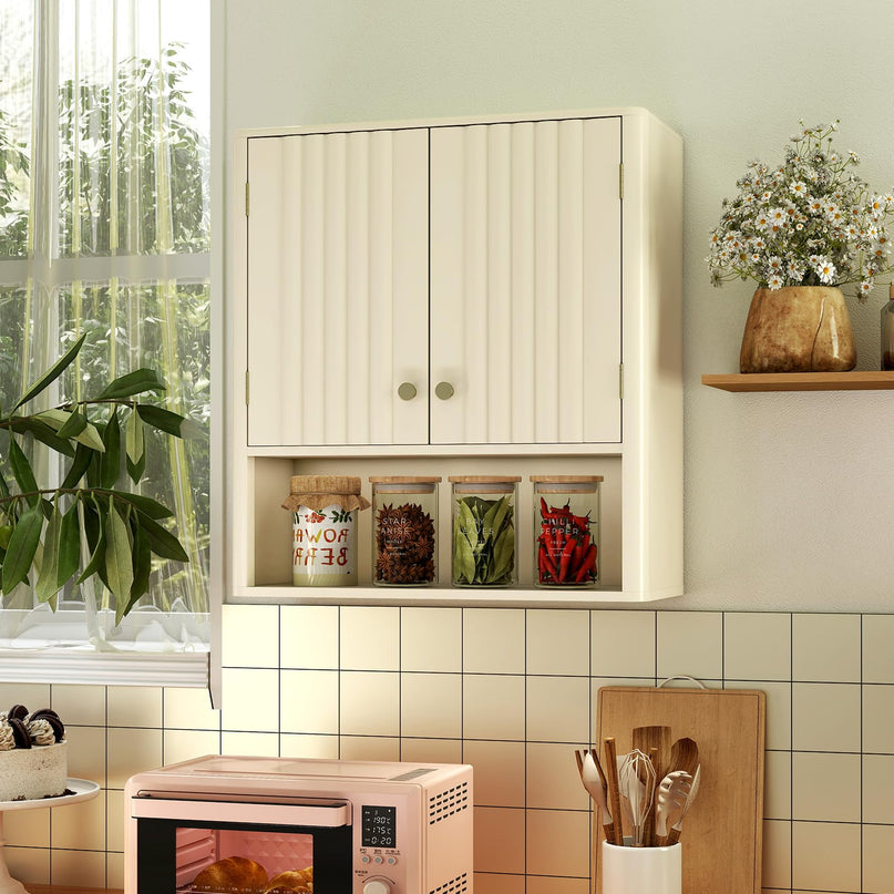 Giantex Wall Mounted Bathroom Cabinet for Laundry Room