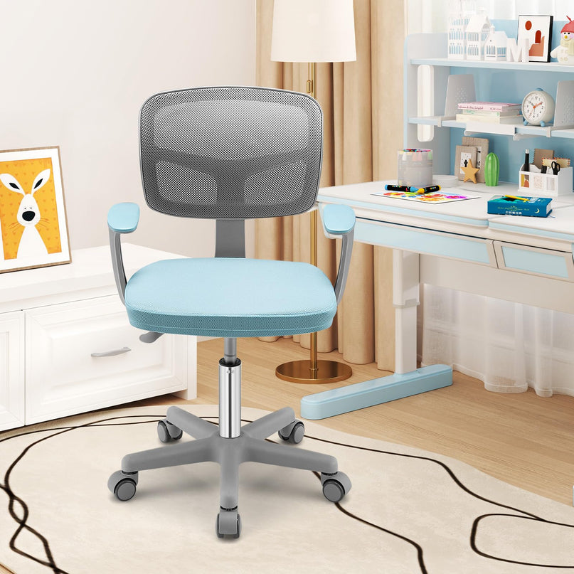 Giantex Adjustable Desk Chair with Auto Brake Casters for Kids