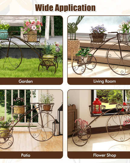 Giantex Metal Bicycle Planter