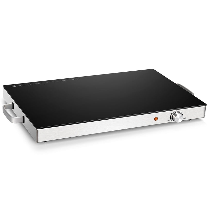 Giantex 2 Packs Electric Warming Tray, 22''x15'' Hot Plate with Adjustable Temperature Control