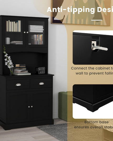67" Pantry Organizers and Storage - Giantex