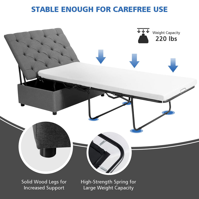 Giantex Ottoman Folding Bed