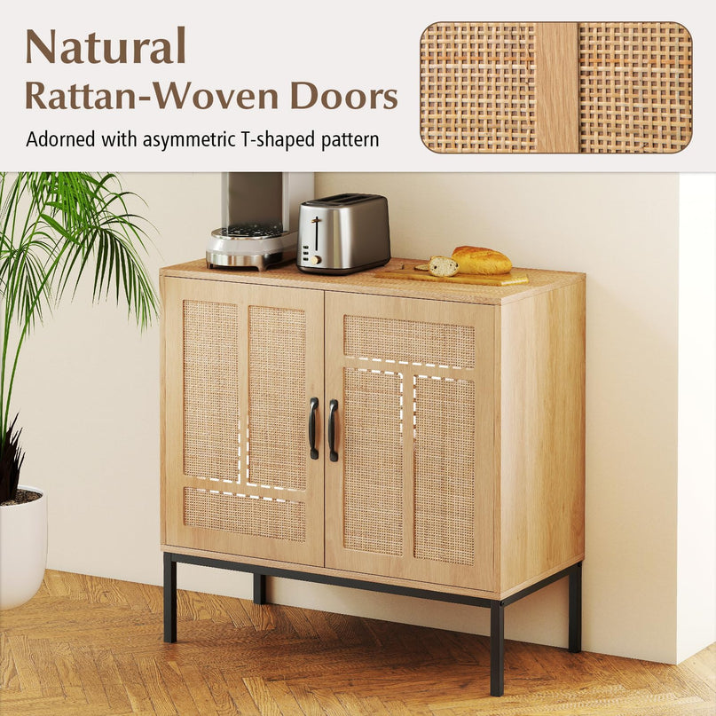 Giantex Sideboard Cabinet with Storage Adjustable Shelves