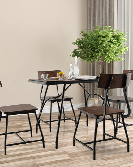 Giantex Rectangular Dining Table - Industrial Kitchen Table