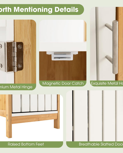 Giantex Bathroom Storage Cabinet Freestanding