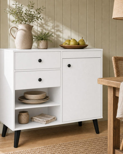 GIANTEX 31" Wooden Buffet Cabinet with Storage (1/2)