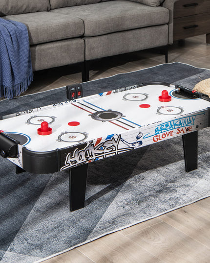 Giantex 42" Air Hockey Table, with 2 Pucks, 2 Pushers, LED Electronic Scoring