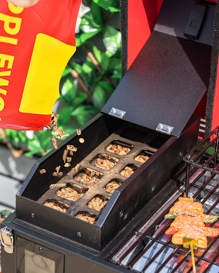 All Natural Hardwood Pellets with Fruity Flavour for Grilling Smoking Bake Roast BBQ
