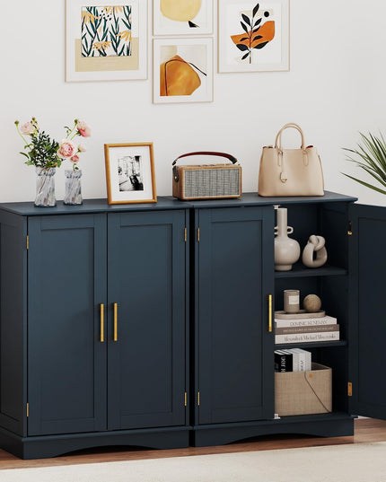 Giantex Freestanding Floor Cabinet Storage Organizer for Living Room