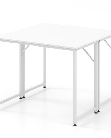 Giantex 6.5 FT Small Conference Table, 2 PCS 40" x 19.5" Rectangular Meeting Table with Heavy-Duty Metal Frame
