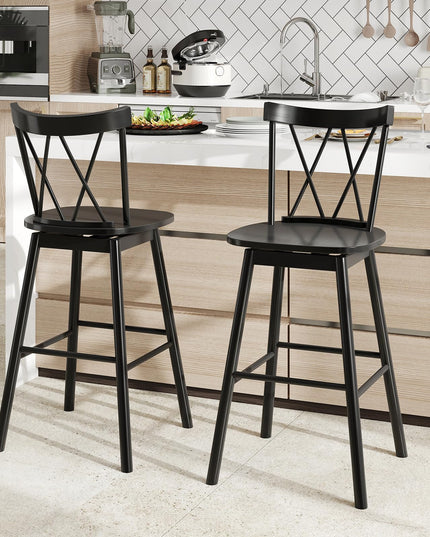 Giantex Windsor Bar Stools Set of 2/4(29"/24")