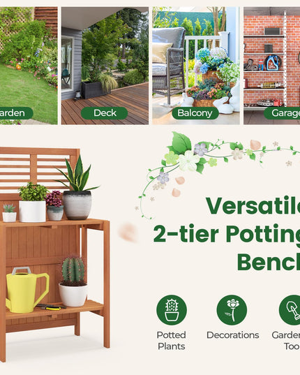 Giantex Folding Potting Bench