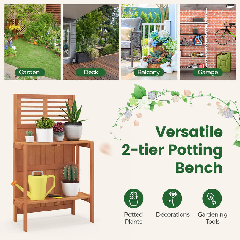 Giantex Folding Potting Bench