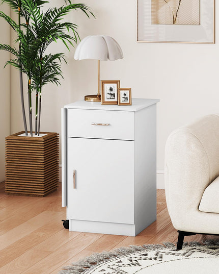 Giantex Folding Computer Desk with Drawer for Small Spaces