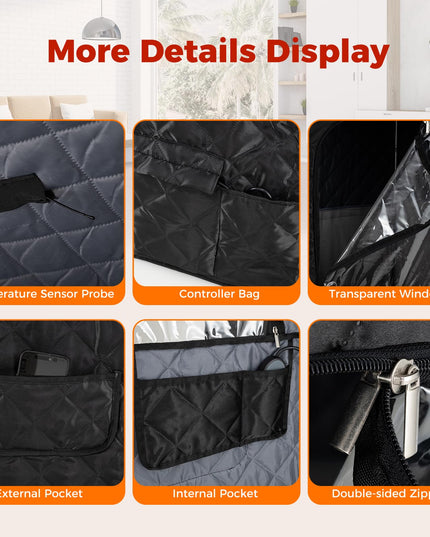 Giantex Indoor Personal Sauna Tent for Home Relaxation