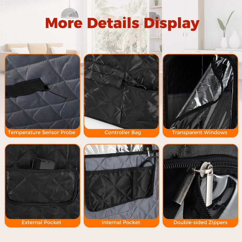Giantex Indoor Personal Sauna Tent for Home Relaxation
