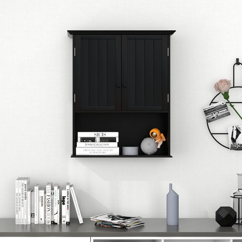 Giantex Bathroom Wall Mounted Cabinet - Storage Cabinet w/Adjustable Shelf