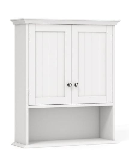 Giantex Wall Mounted Medicine Cabinets - Above Toilet Bathroom Cabinet with Adjustable Shelf