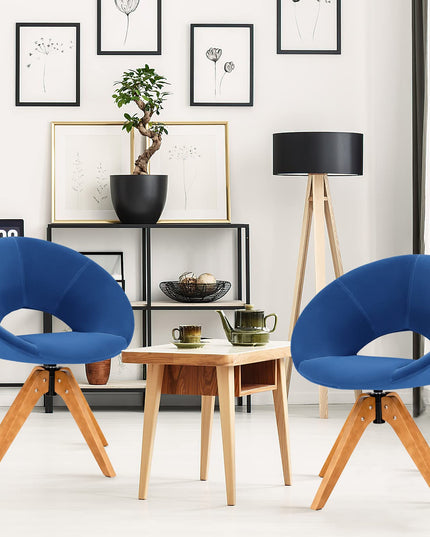 Swivel Accent Chair, Modern Office Chair, Velvet Vanity Chair for Living Room, Bedroom