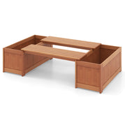 2 Bench & 2 Raised Bed