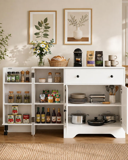 GIANTEX 41.5" Sideboard Buffet Cabinet with Storage