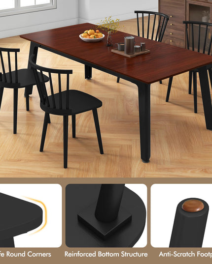 Giantex Wood Dining Chair, Windsor Dining Chairs